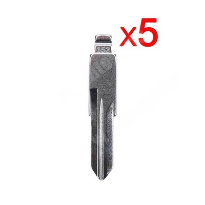 5X Uncut Remote Flip Folding Key Blade For Xhorse Keydiy VVDI Renault VAC102