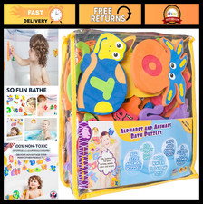 52 Pcs Foam Bath Toys - Non-Toxic ABC Alphabet Letters for Kids  Toddlers - Fun