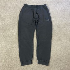 Adidas Essential Jogger Sweatpants Mens Large Black Zip Pockets