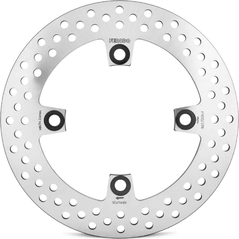 Ferodo Rear Brake Disc FMD0237R Fits Kawasaki Ninja ZX-10R (ZXT00E/F) 2008-2010