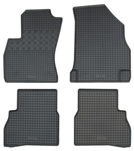 Gummi FußMatten FüR Opel Combo D Ab 2012- Passform Gummimatten Matten 4-Teilig-image