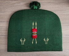 Vintage authentische Teew&auml;rmer mit traditionellem Naga Schal Stoff Muster
