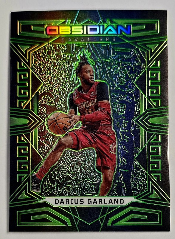 🏀 Darius Garland 2022 Panini Obsidian  Electric Green #21/25 🔥 Clippers CAVS