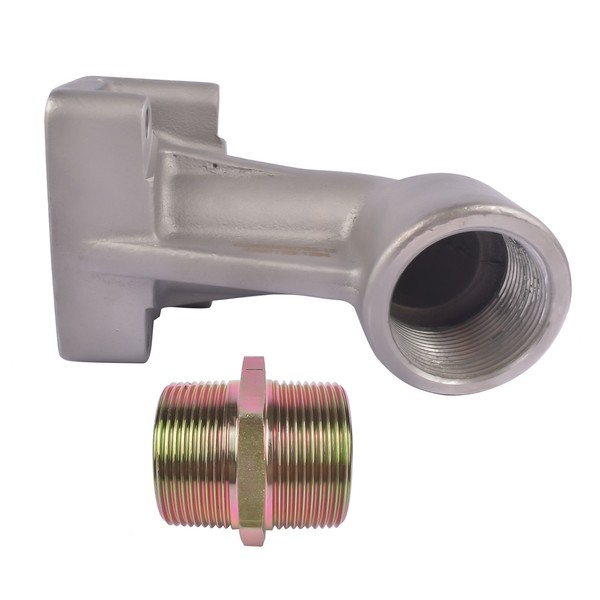FüR Yanmar Gm 1GM 2GM 3GM30 3HM 3YM30 AuspuffkrüMmer 304 Edelstahl 128370-13610-image