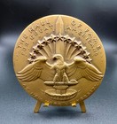 1966 Hall of Fame Great Americans NYU George Washington 76mm Bronze Medal / Box — photo 5