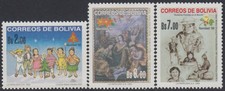 Bolivia 1033/35 1999 Navidad Infantil Museo de Santa Teresa MNH