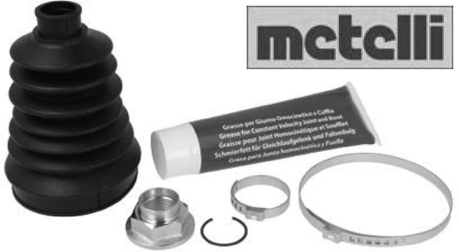 metelli 13-0592 Faltenbalgsatz für Antriebswelle Achsmanschette Set Satz