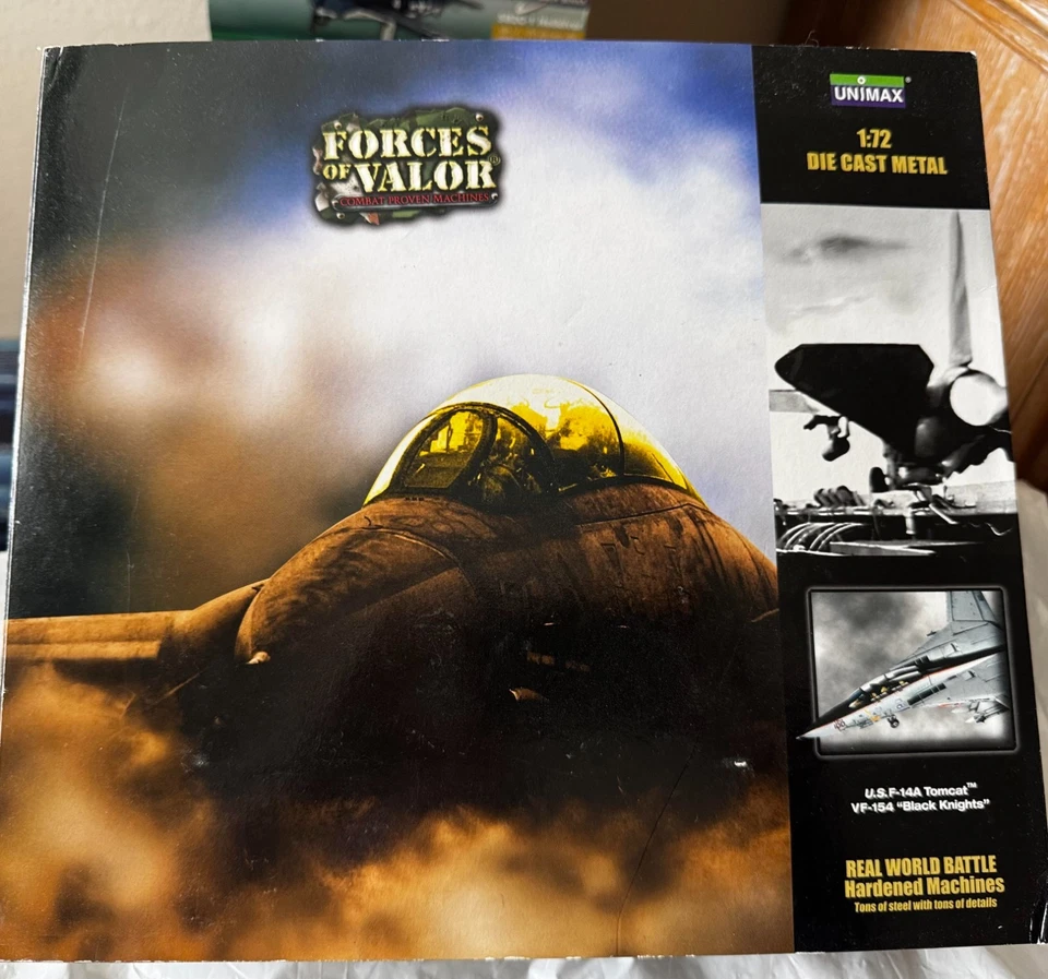 Used 1-72 Forces of Valor F-14A VF-154 Black Knights - Image 2 of 4