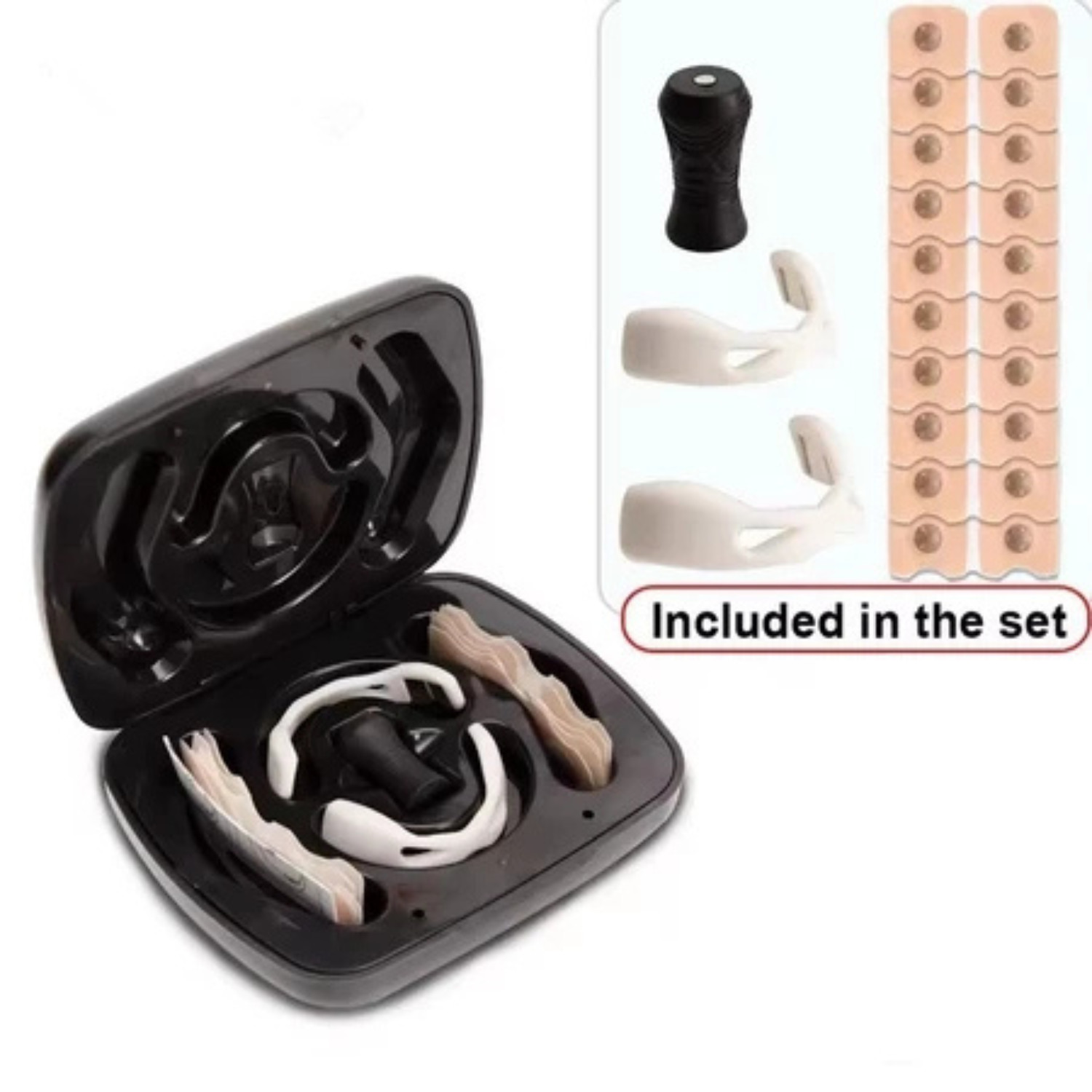 Portable Magnetic Nose Clip Set with Box Nose Breathing Extended Breathing