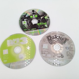 PS2 PlayStation 2 Console Winter White SCPH-50000 Controller 3 Games Japanese