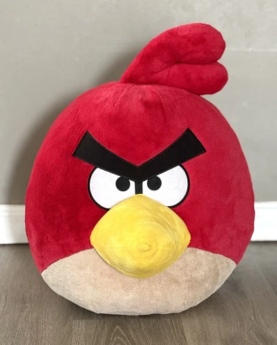 ** ANGRY BIRDS Plush Red Bird 20" Jumbo Giant Stuffed Animal 2010 RARE ** - Picture 1 of 10