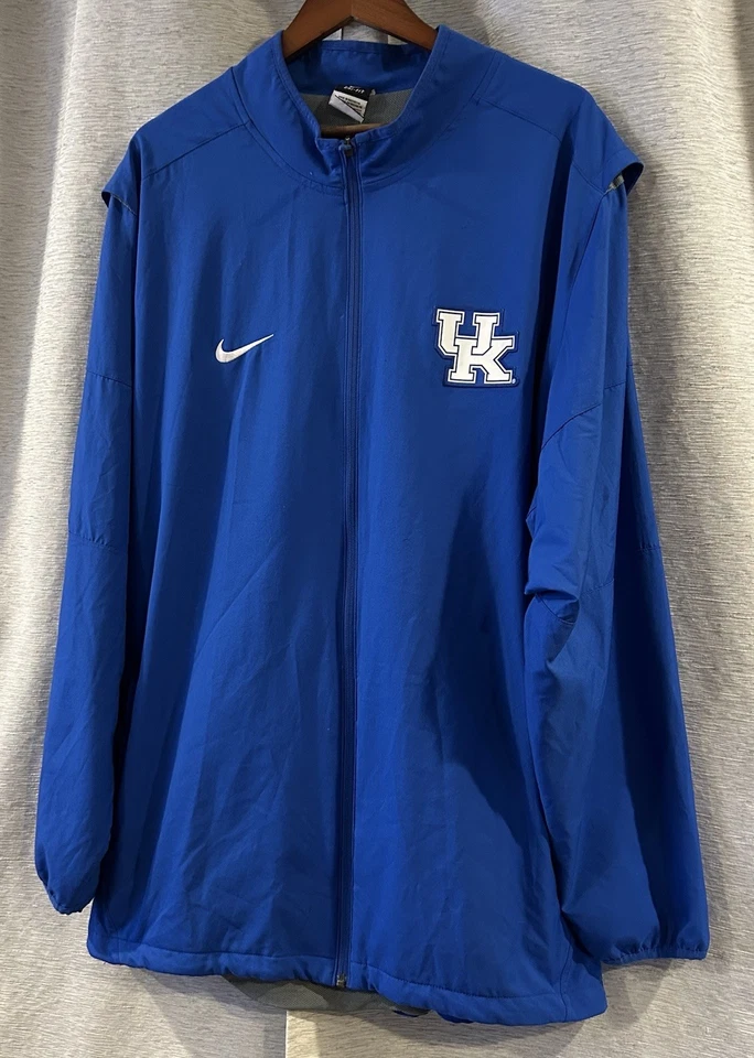 Nike Dri Fit UK Kentucky Wildcats Full Zip Windbreaker Size 3XL - Image 2 of 4