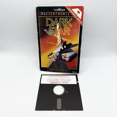 Vintage 1984 Dark Star Commodore 64 Floppy Diskette Mastertronic ICD0041