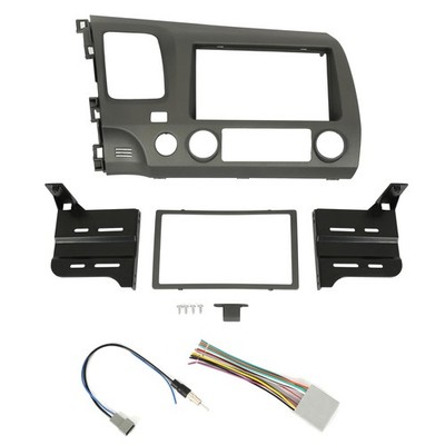ECOTRIC Car Radio Dash Board Compatible with 2006-2011 Honda Civic Double 2 Din