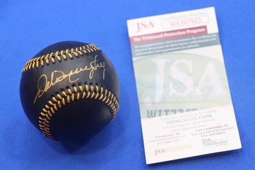 DALE MURPHY Gold Autographed MLB Rawlings Baseball JSA COA Atlanta Braves AUTO