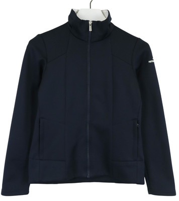 HELLY HANSEN Hydropower Sweatshirt Women's SMALL Navy Blue High Neck Full Zip