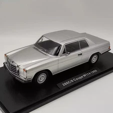 KK-Scale 1:18 Mercedes-Benz 280C/8 W114 Coupe 1969 Collectible Silver Car