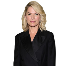 Eva Birthistle (Black Suit) Half Body Buddy Cutout