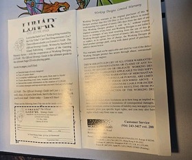 Lunar: The Silver Star (Sega CD, 1993) CIB COMPLETE IN BOX