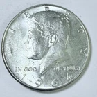 1964 Kennedy Half Dollar 90% Silver Circulated Condition US Coin Free Ship #8413