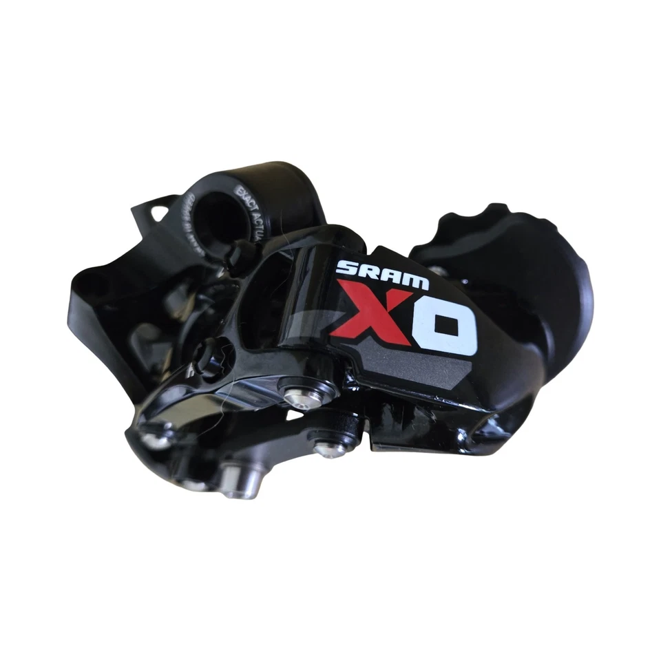 SRAM XO 10 速 NOS 后变速器 复古 MTB 黑色 罕见 — 第 3/4 张图片
