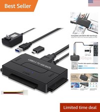 Universal USB 3.0 Hard Drive Adapter for 2.5/3.5  HDDs - Data Recovery Made Easy