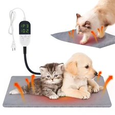 Smart Cat Heating Pad with Pressure Activated – Temperature Adjustable Heated...