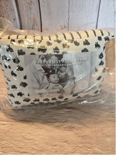 Mud Pie Baby's First Plush Recordable Frame White/Black New-Sealed A-14 