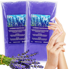 MAQIHAN 2 Pack Lavender Paraffin Wax Refills - Wax for Hand and Foot Spa