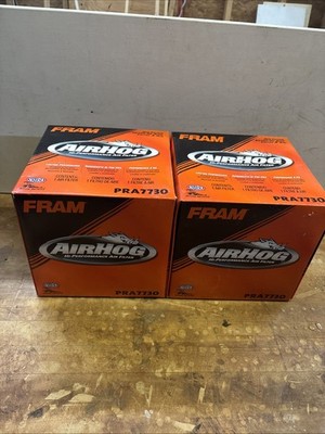 2 Air Filrers Fram PRA7730 High Performance Air Hog Washable Reusable NEW!