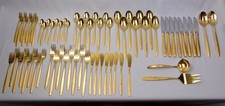 Set posate 68 pezzi Viners Sheffield GOLDEN FIRENSE oro elettropiastra servizio per 8