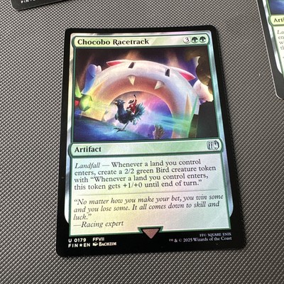 MTG FOIL Chocobo Rennbahn Englisch