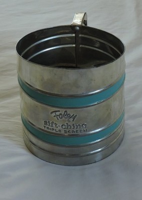 Vintage Foley Sift-Chine Triple Screen Working