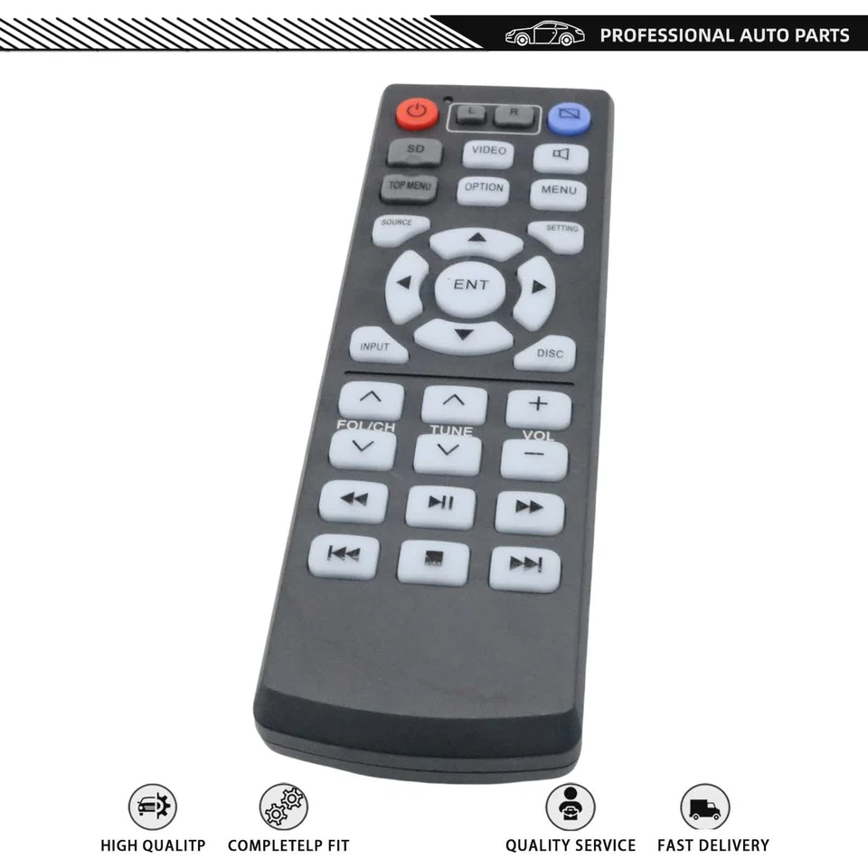 Replace Rear DVD Remote Control Fits 2016-2021 Toyota Land Cruiser Lexus LX570.. Foto 3 de 4