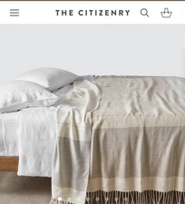 🆕 The Citizenry 100% Alpaca Aurora Bed Blanket