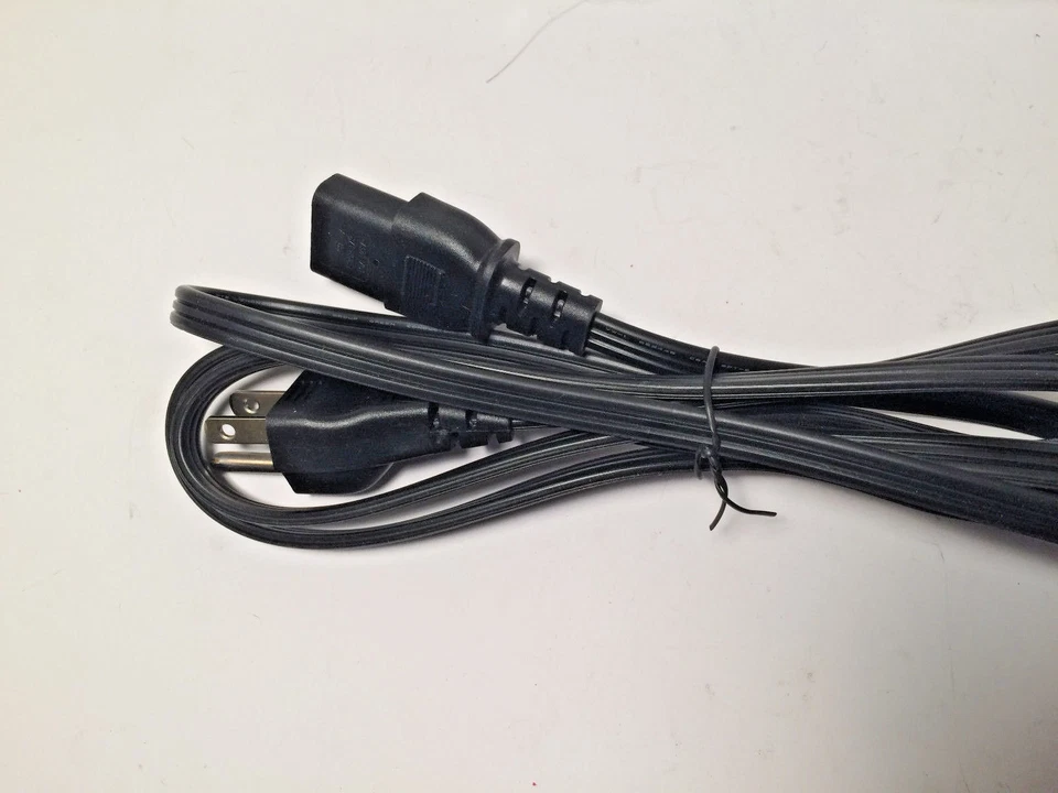 LG, SHARP, JVC, DELL, 3-штырьковый ШНУР ПИТАНИЯ ЖК ТВ AC СМЕННЫЙ КАБЕЛЬ плоский экран - Изображение 2 из 3