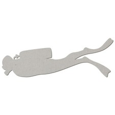Pappe Taucher - Basteln Deko 5-50 cm
