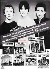 1982 The Jam Album Collection Original Music Industry Promotional Print Ad