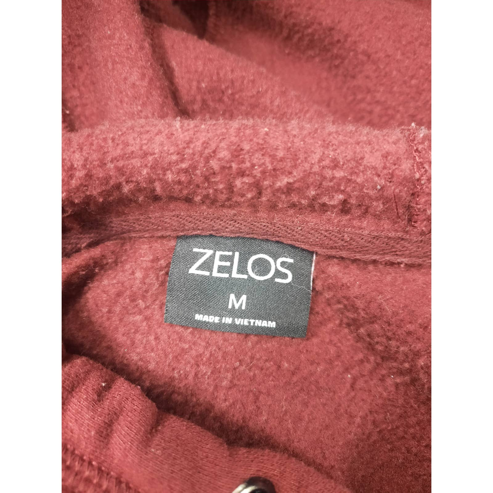 Zelos maroon pullover hoodie - image 9