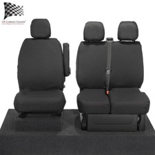 Vauxhall Opel Vivaro Double Cab Waterproof Heavy Duty Front Seat Covers 188 Hd