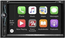 Power Acoustik 2 Din CPAA-70D CD DVD Player Android Auto CarPlay Bluetooth USB