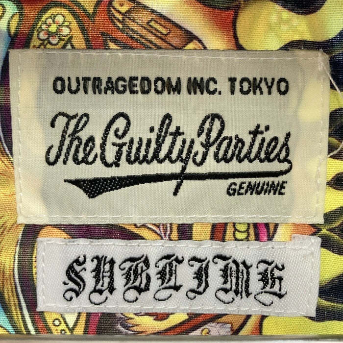 Wacko Maria Guilty Parties xSublime Hawaiian Shirt Black