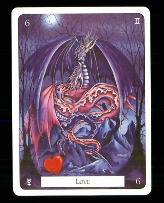 1 x Imperial Dragon Oracle LOVE Karte Nr 6 - G3