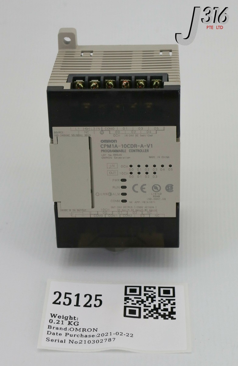 セイム 25125 OMRON PROGRAMMABLE CONTROLLER CPM1A-10CDR-A-V1 | eBay