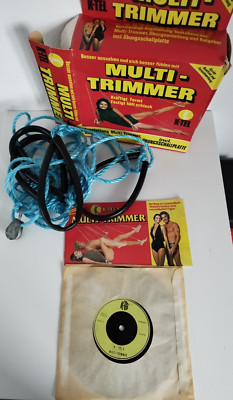 Vintage Requisite  Multi Trimmer Trainer K-Tel TV Werbung mit Schallplatte 80er