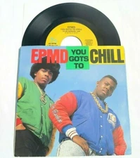 EPMD You Gots To Chill 1988 45rpm 7" Sleeping Bag 7-RE-80118 picture sleeve