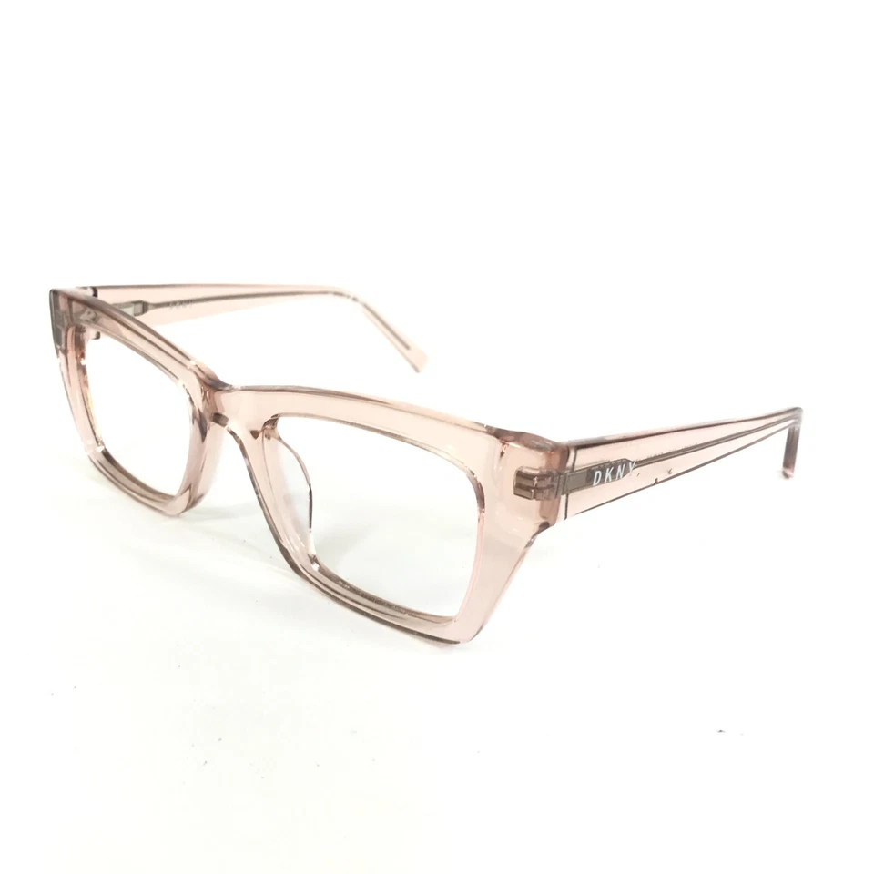 Оправа для очков DKNY DK5021 265 прозрачная розовая кошачий глаз толстый ободок 51-20-135 - Изображение 4 из 4