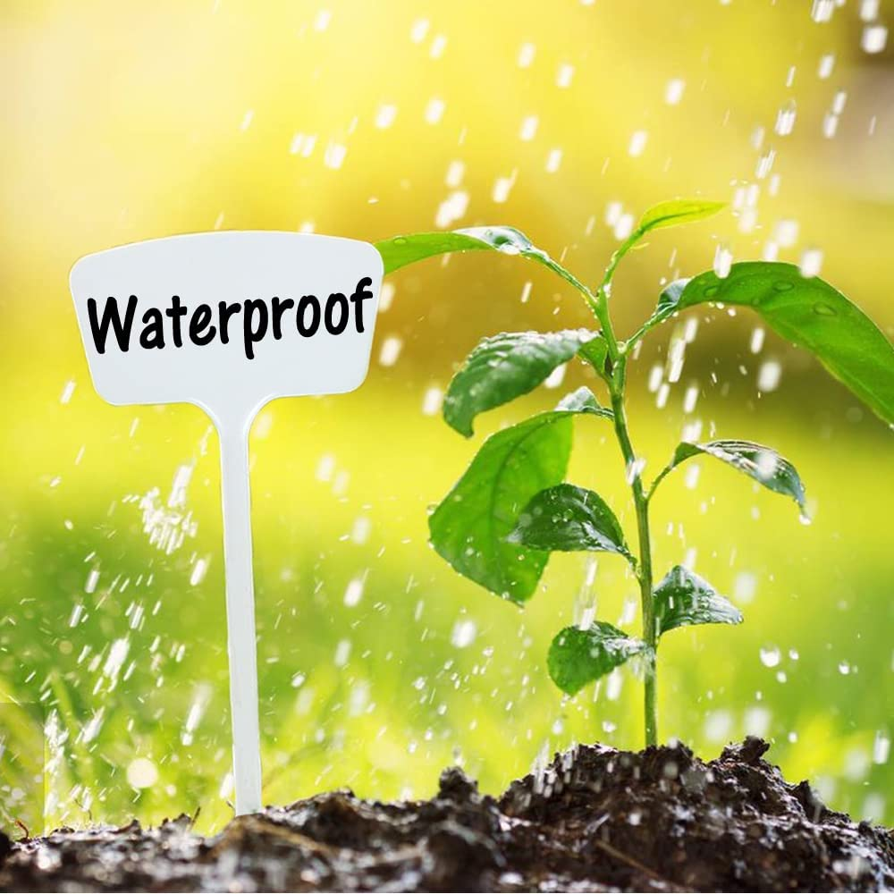 Plastic Plant Labels 10.6 X 4.7 Inch, 40 Pack Large Outdoor Waterproof