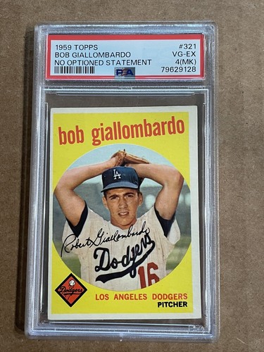 1959 Bob Giallombardo [No Option Statement] #321