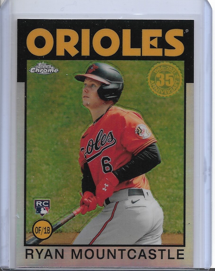 2021 Topps Chrome 1986 #86BC-17 Ryan Mountcastle RC | eBay